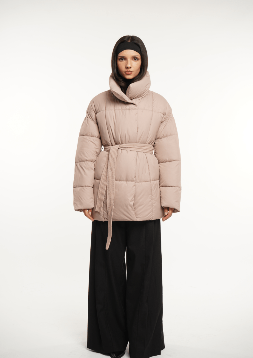 NOVA | Mid-Length Belted Puffer Coat