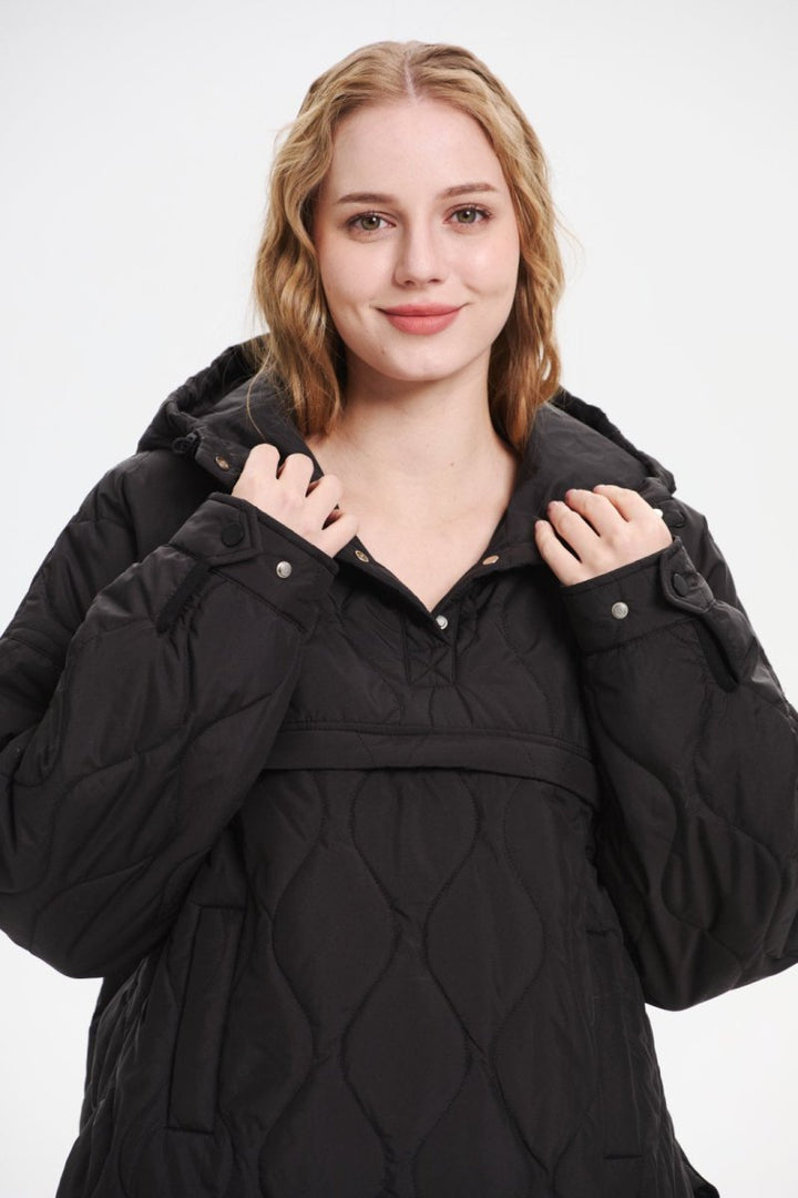 WILLOW | HOODED JACKET WITH QUILTED WATER-REPELLENT DESIGN