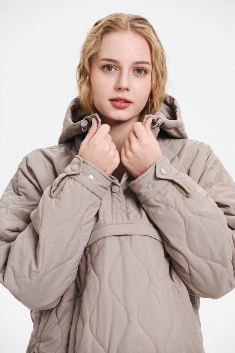WILLOW | HOODED JACKET WITH QUILTED WATER-REPELLENT DESIGN