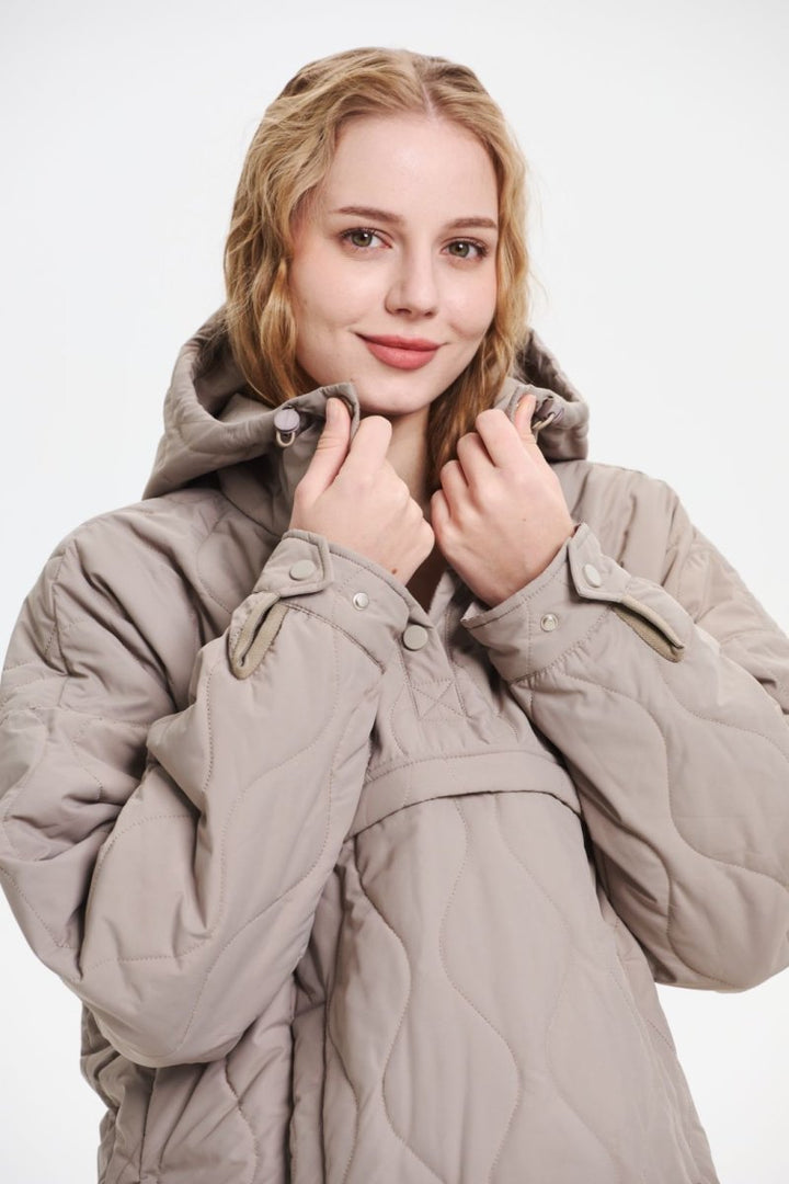 WILLOW | WATER-RESISTANT QUILTED HOODED JACKET