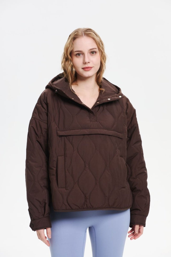 WILLOW | HOODED JACKET WITH QUILTED WATER-REPELLENT DESIGN