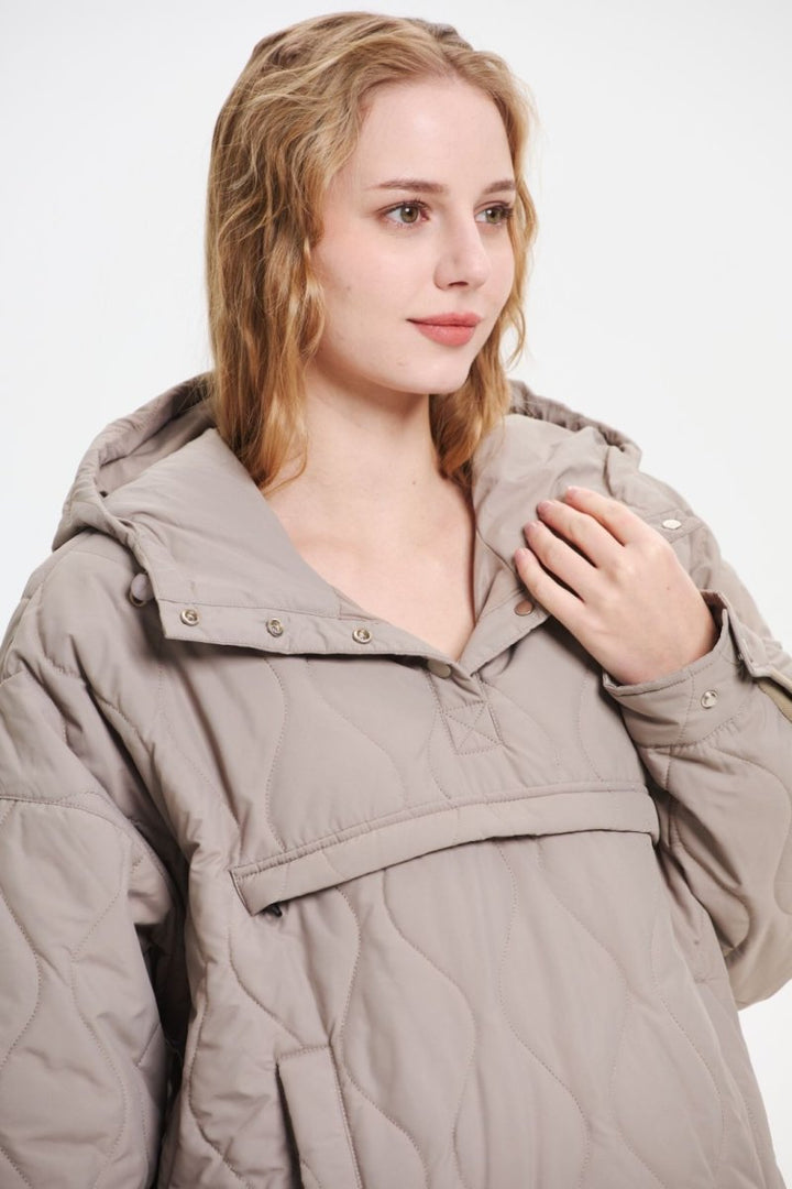 WILLOW | HOODED JACKET WITH QUILTED WATER-REPELLENT DESIGN