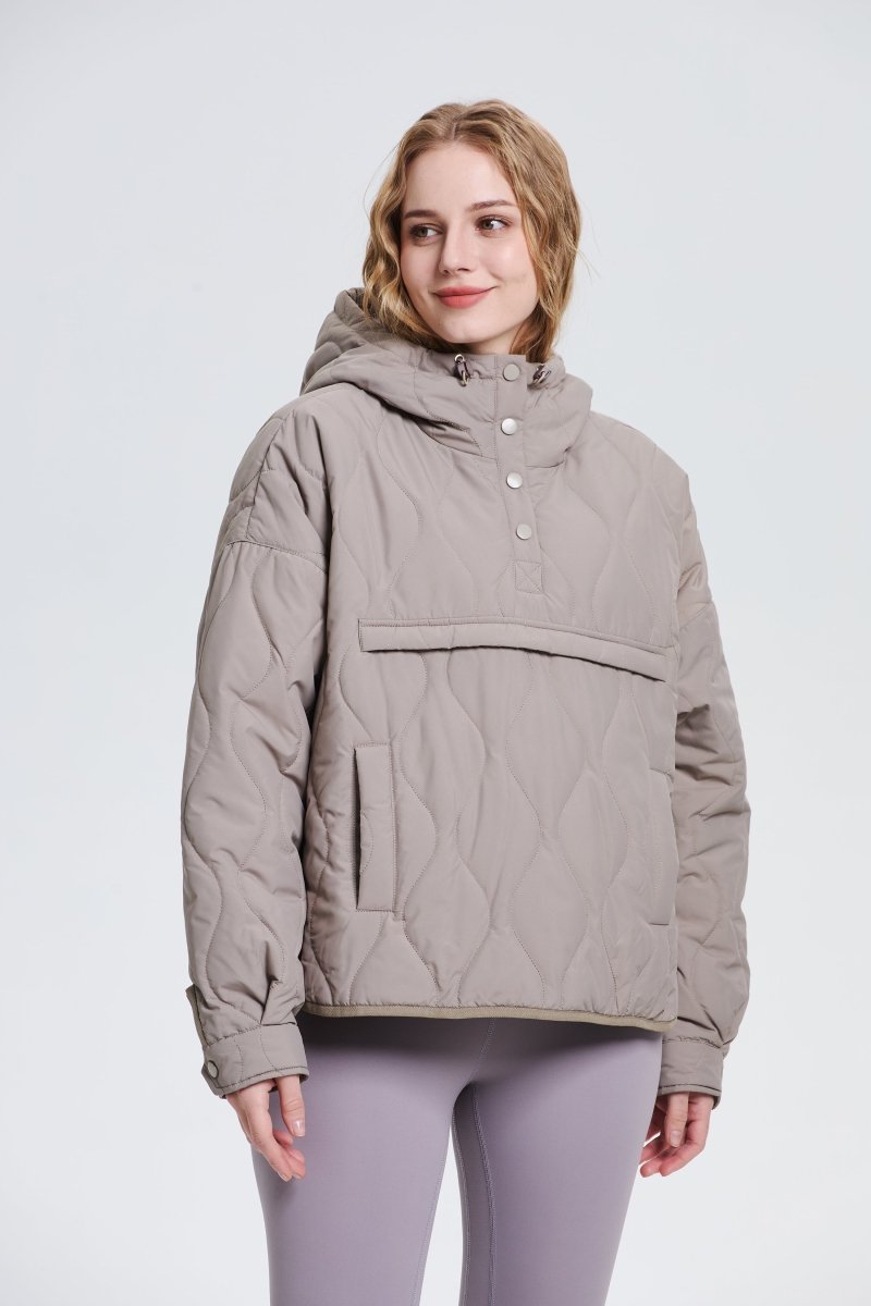 WILLOW | WATER-RESISTANT QUILTED HOODED JACKET