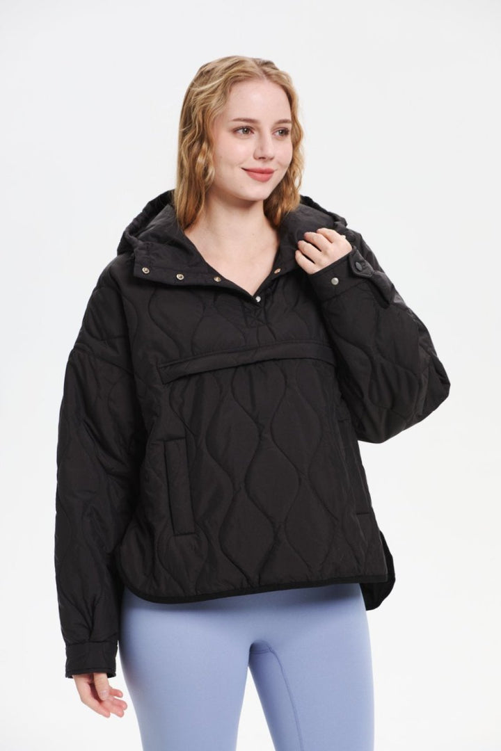 WILLOW | WATER-RESISTANT QUILTED HOODED JACKET
