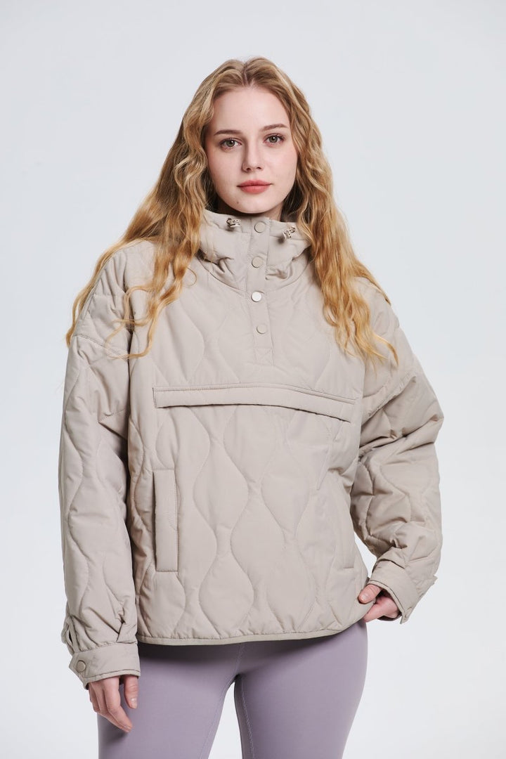 WILLOW | HOODED JACKET WITH QUILTED WATER-REPELLENT DESIGN