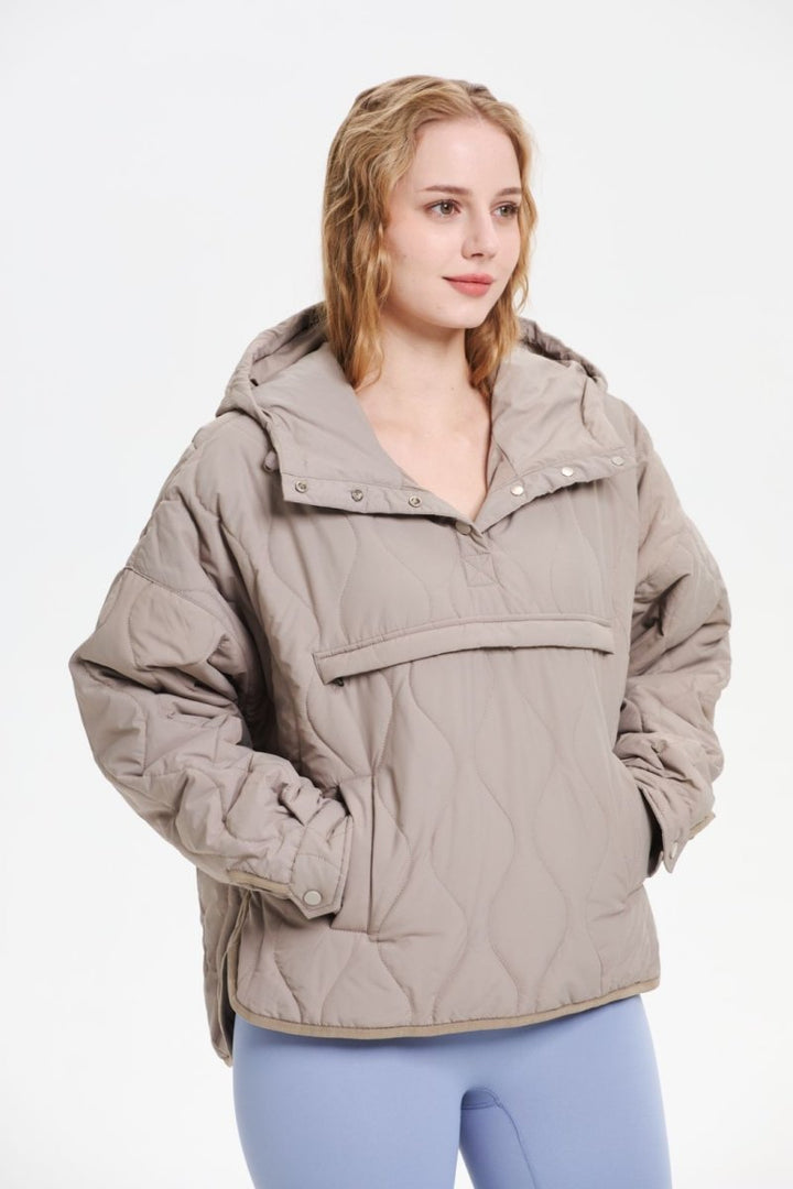 WILLOW | WATER-RESISTANT QUILTED HOODED JACKET