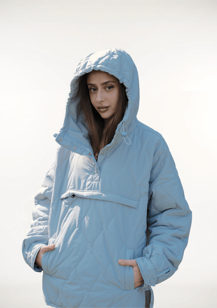 WILLOW | WATER-RESISTANT QUILTED HOODED JACKET