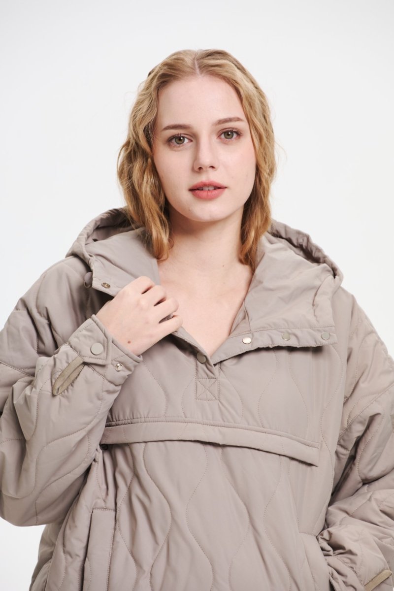 WILLOW | WATER-RESISTANT QUILTED HOODED JACKET