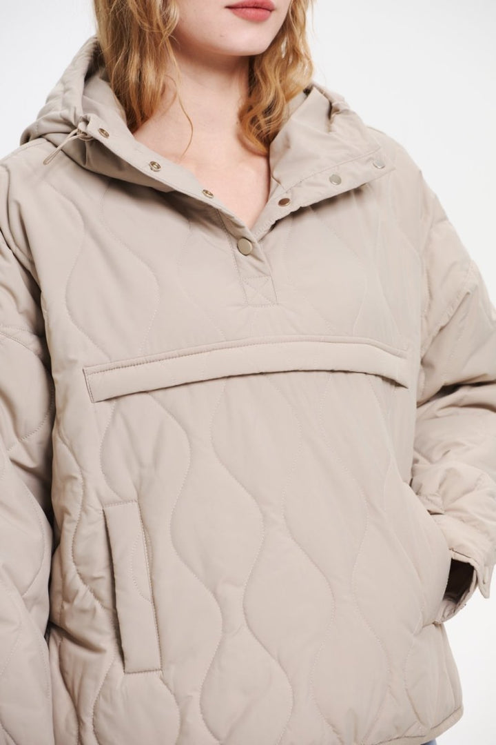 WILLOW | WATER-RESISTANT QUILTED HOODED JACKET