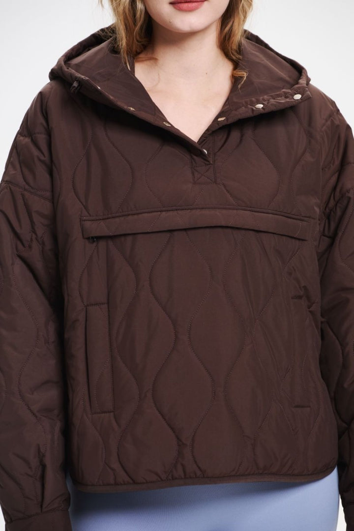 WILLOW | WATER-RESISTANT QUILTED HOODED JACKET