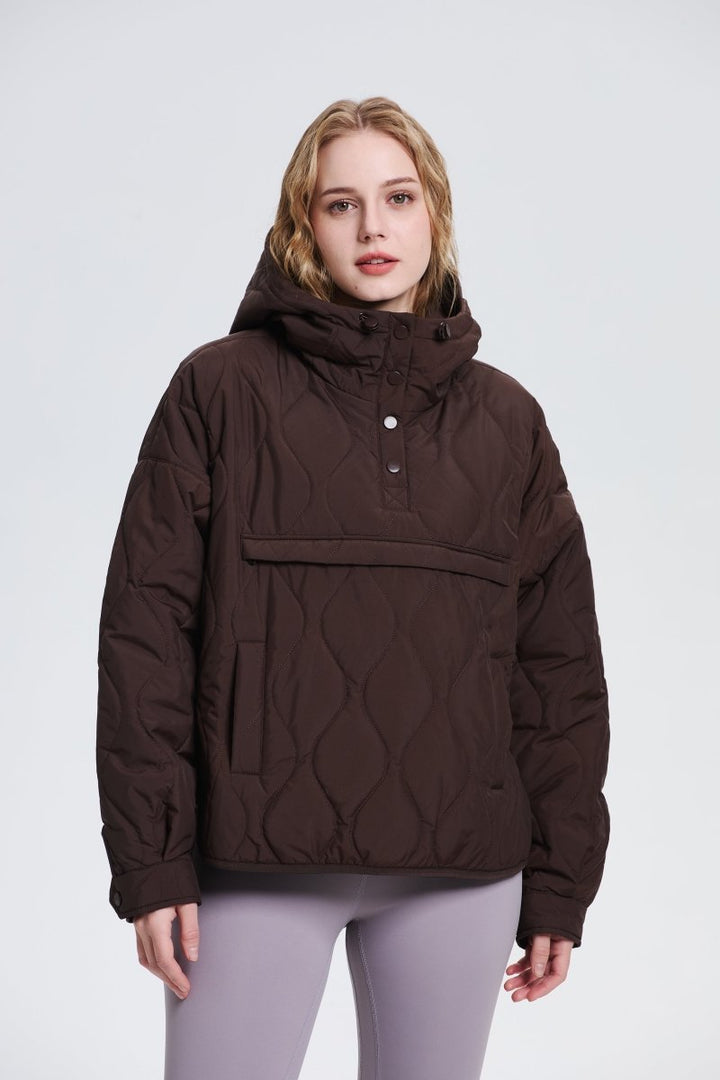 WILLOW | HOODED JACKET WITH QUILTED WATER-REPELLENT DESIGN