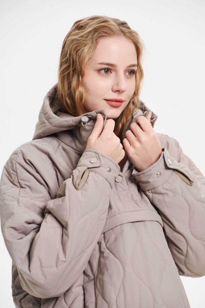 WILLOW | WATER-RESISTANT QUILTED HOODED JACKET