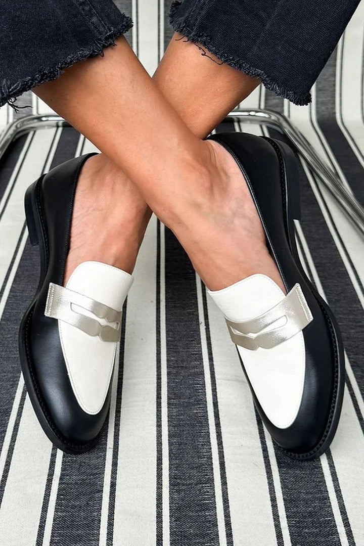 Abby | Classic Monochrome Loafers
