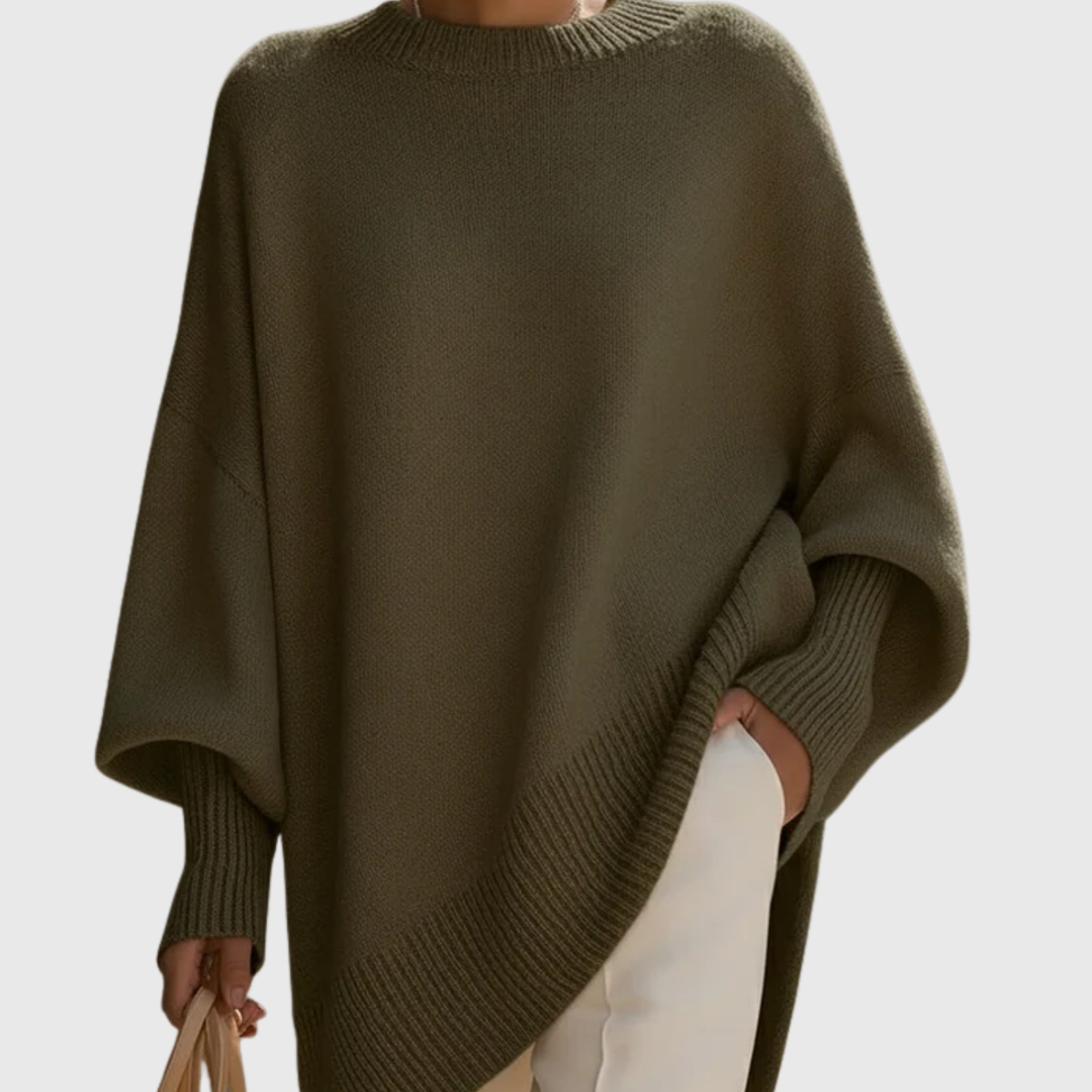 Adele | Luxe Poncho in Übergröße