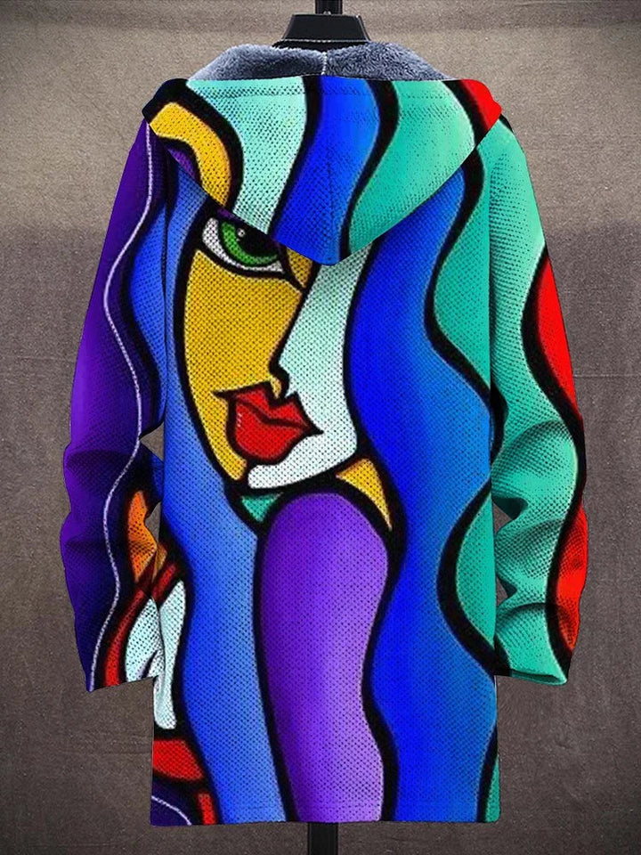 Allira | Luxuriöser Cardigan mit künstlerischer Inspiration