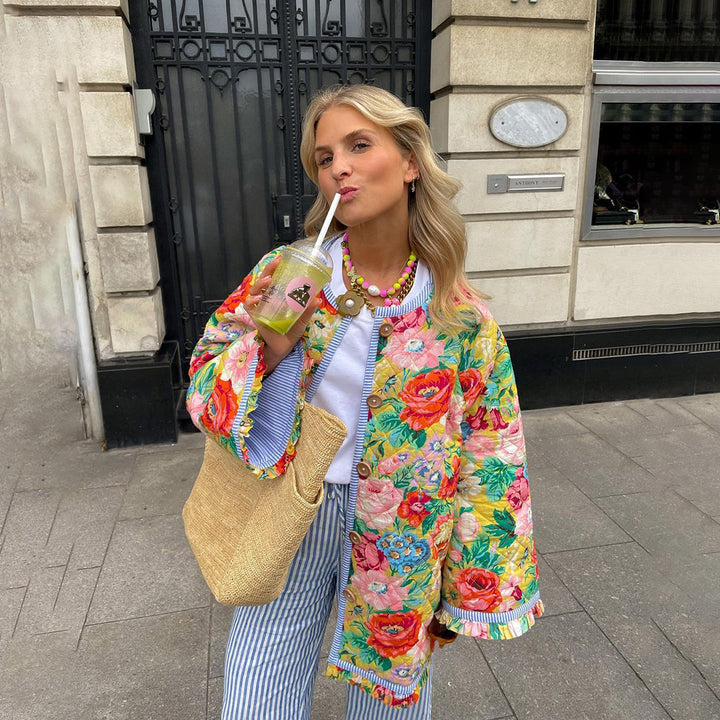 Nicole | Trendy bedruckte Jacke