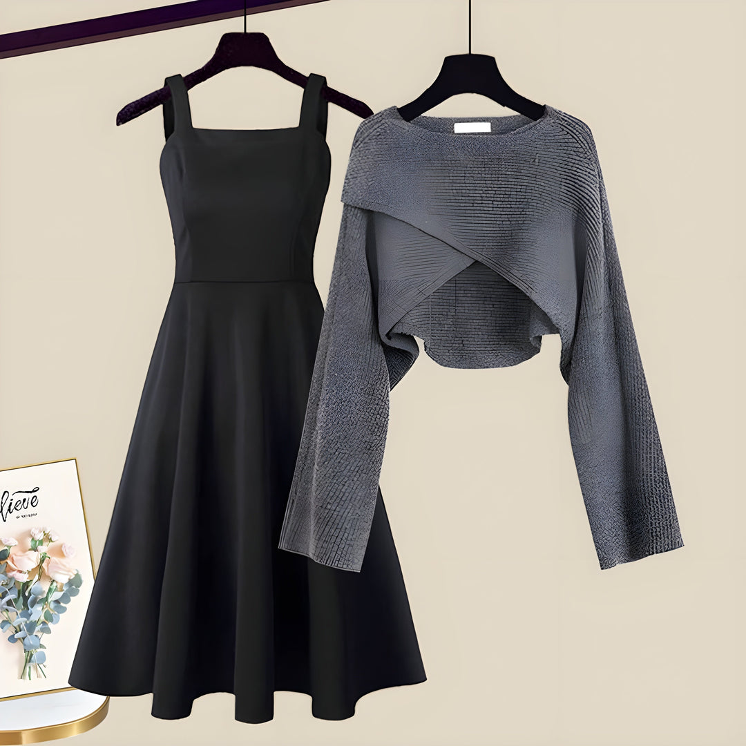 Alexandra | Elegantes Strickkleid-Set für mühelosen Stil