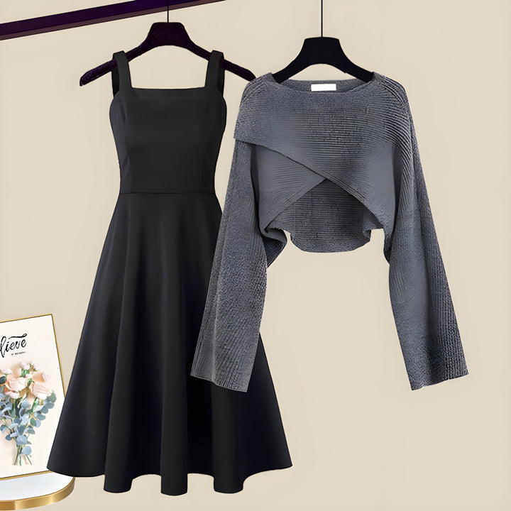 Alexandra | Elegantes Strickkleid-Set für mühelosen Stil