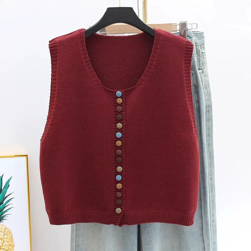 Clara | Klassische Strickweste