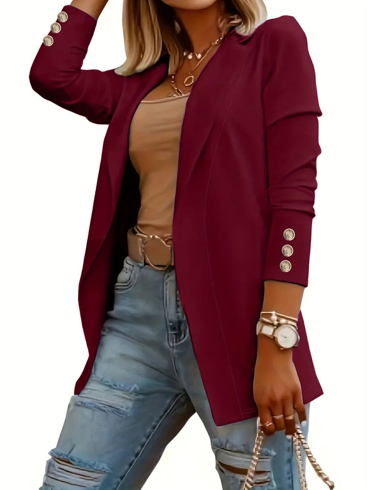 Emma | Chic Open Front Jacke