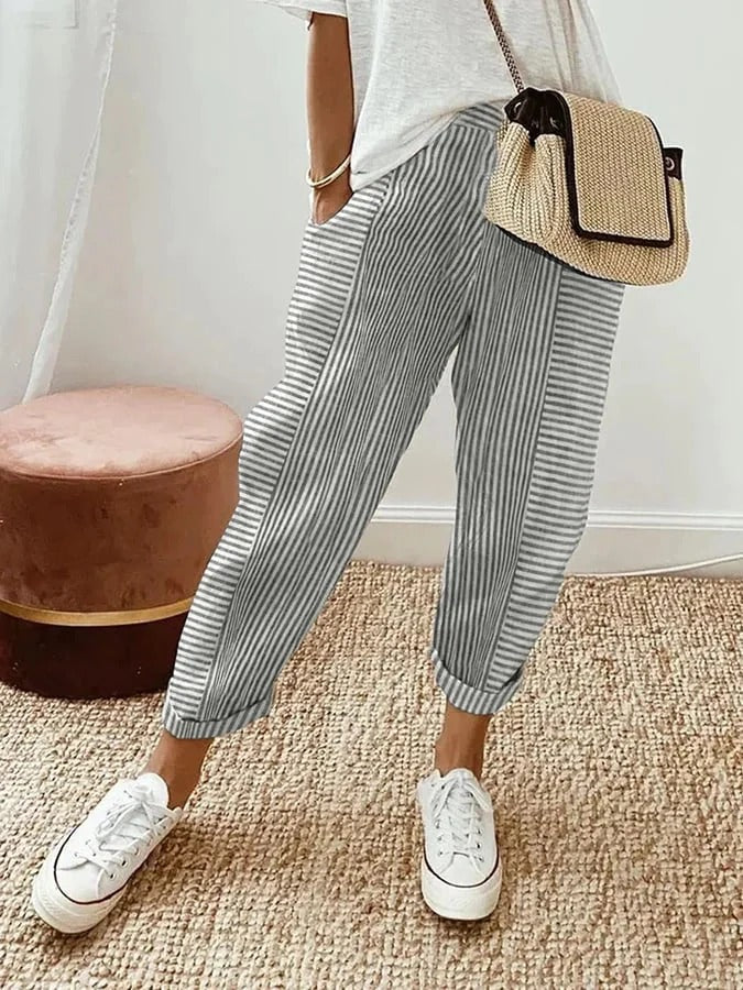 Paula | Gestreifte Hose