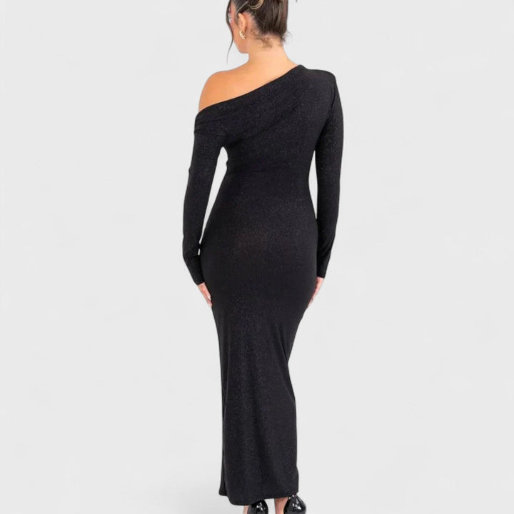 Moa - Schimmerndes Maxikleid