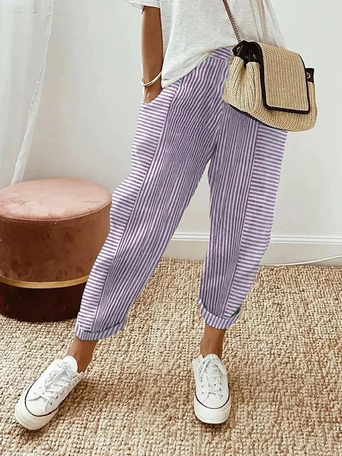 Paula | Gestreifte Hose