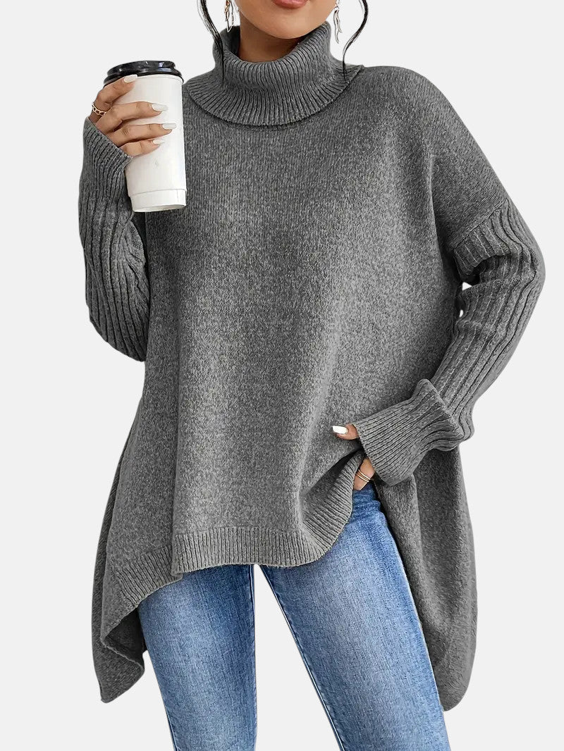BRIGITTE – Extended Turtleneck Sweater