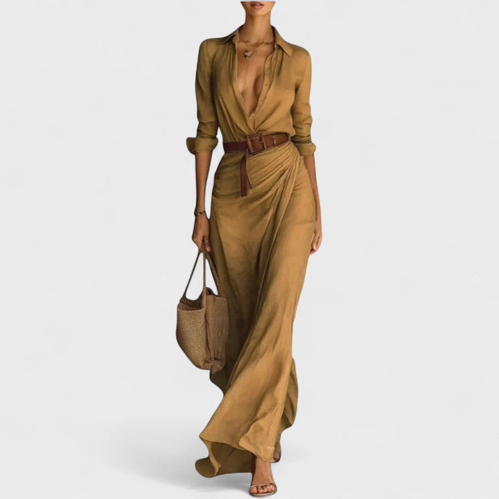 Nirelle - Wrap Dress με ζώνη στη μέση