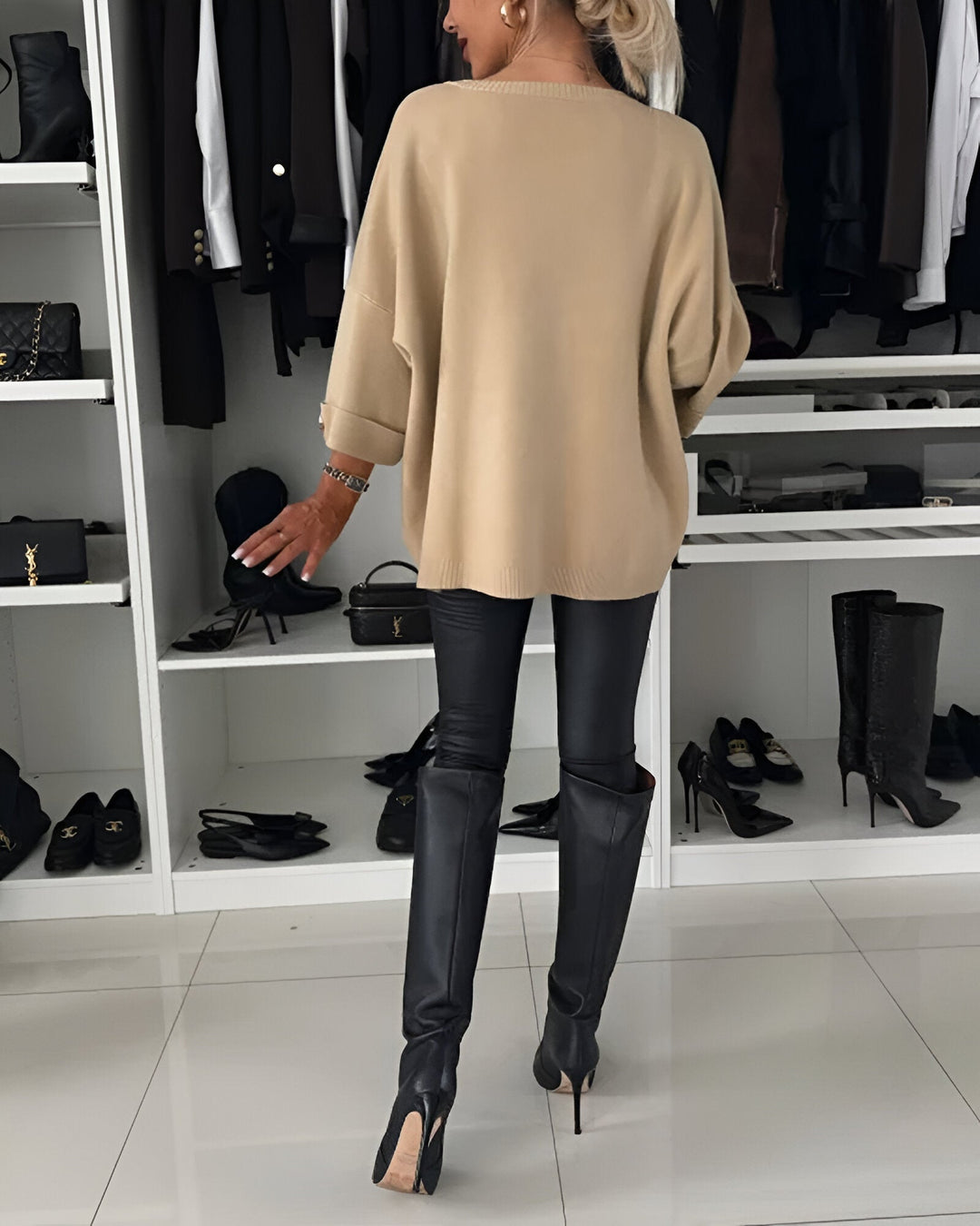 Lauren | Κομψό χαλαρό πουλόβερ