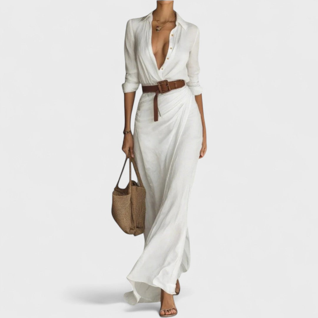 Nirelle - Wrap Dress με ζώνη στη μέση