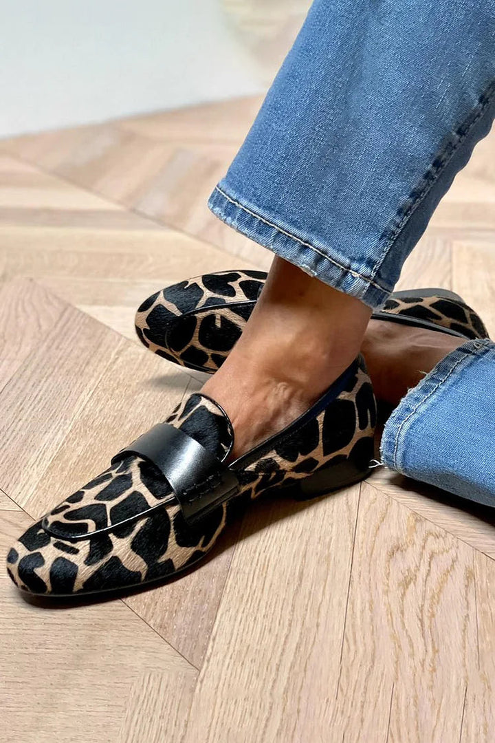 Daphne | Mocasines elegantes con estampado animal