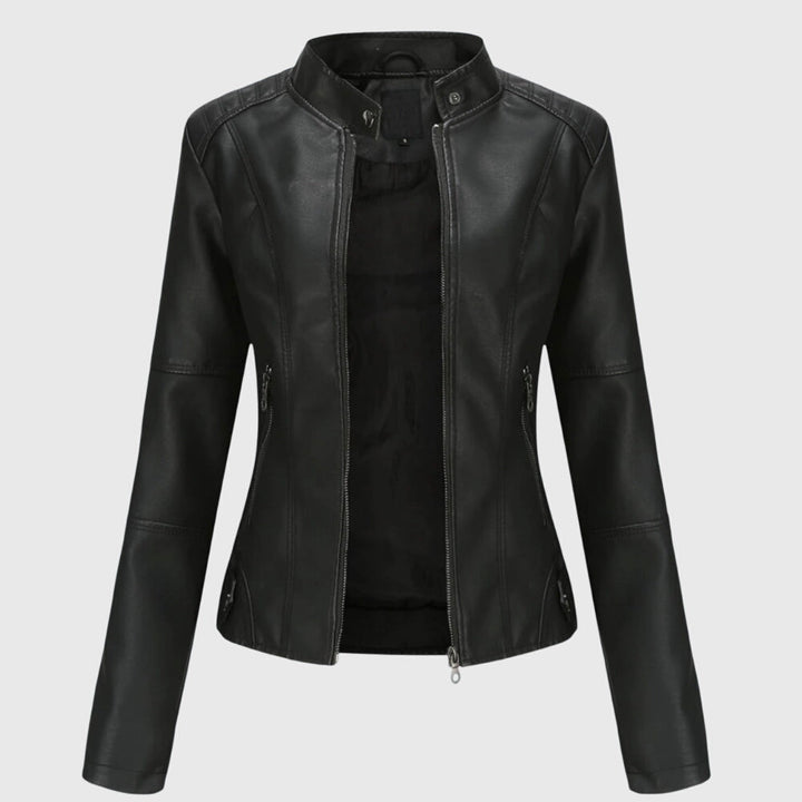 Giorgina™ - Chaqueta de cuero elegante para mujer