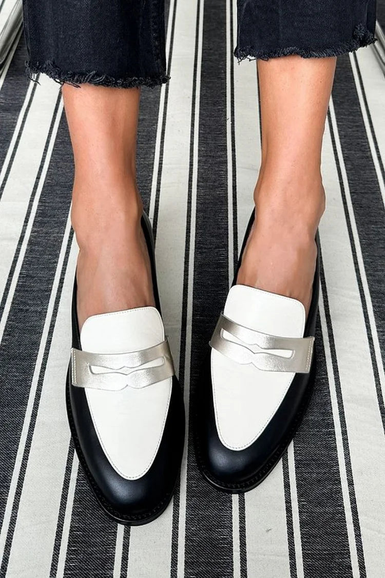 Abby | Classic Monochrome Loafers