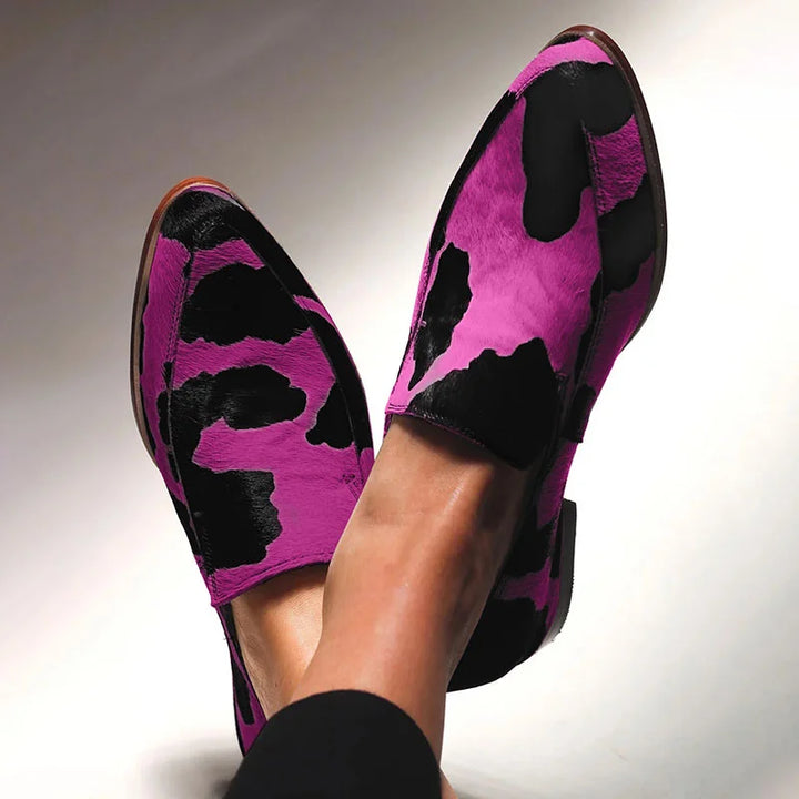Alexandra | Bold Animal-Print Loafers