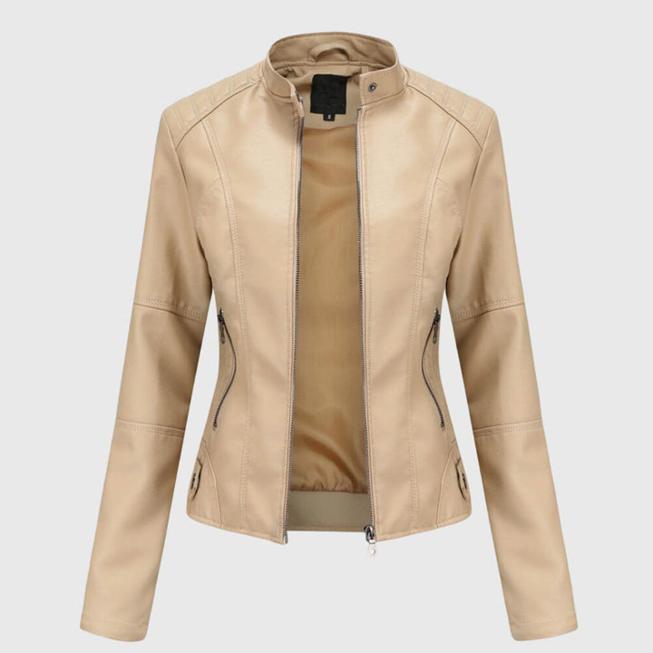 Giorgina™ - Chaqueta de cuero elegante para mujer