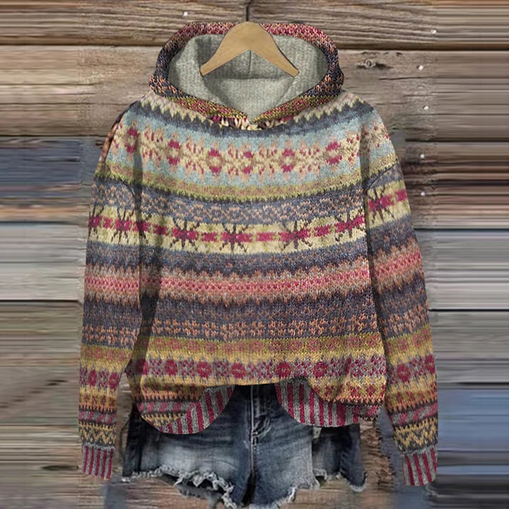 Anja | Acogedor jersey étnico