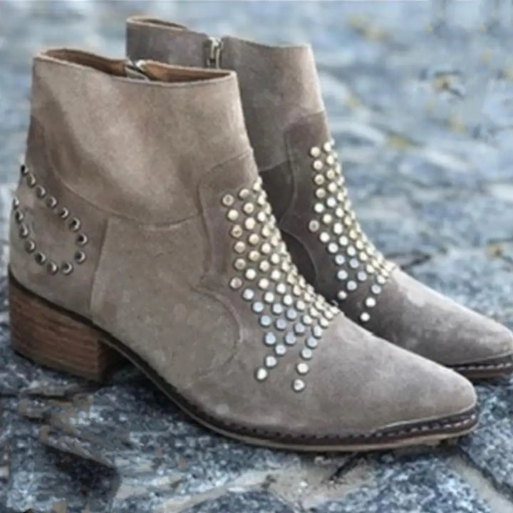 Cadence | Studded Ankle Boots