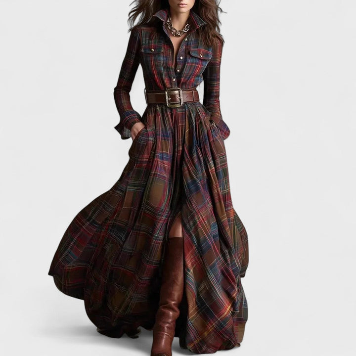 Bryanna - Sofisticado vestido maxi