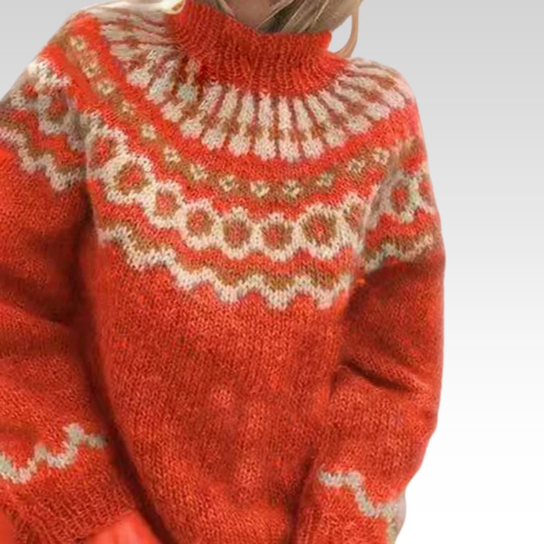 Olivia | Acogedor jersey de cuello alto