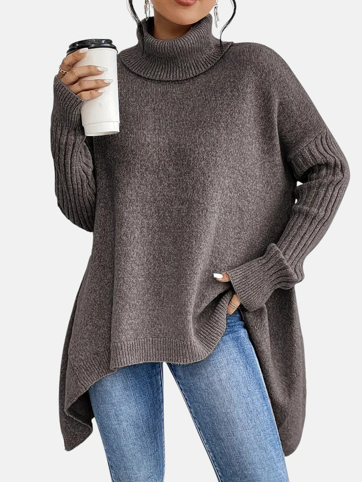 BRIGITTE – Extended Turtleneck Sweater