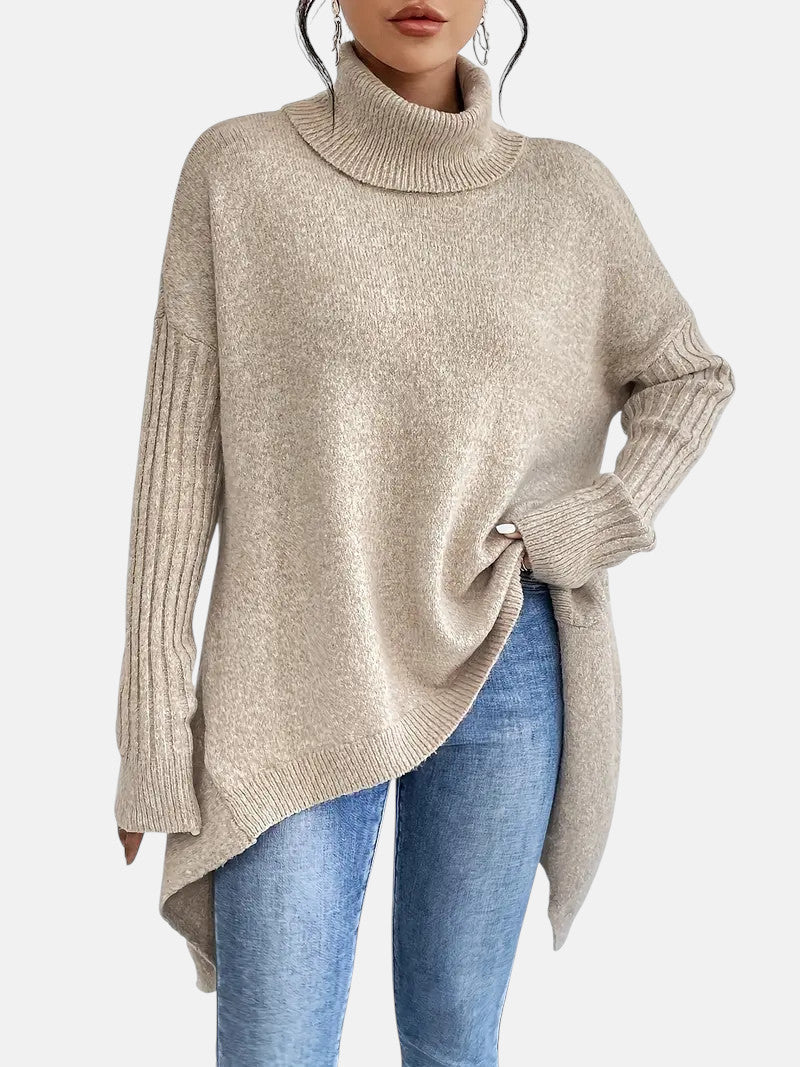BRIGITTE – Extended Turtleneck Sweater