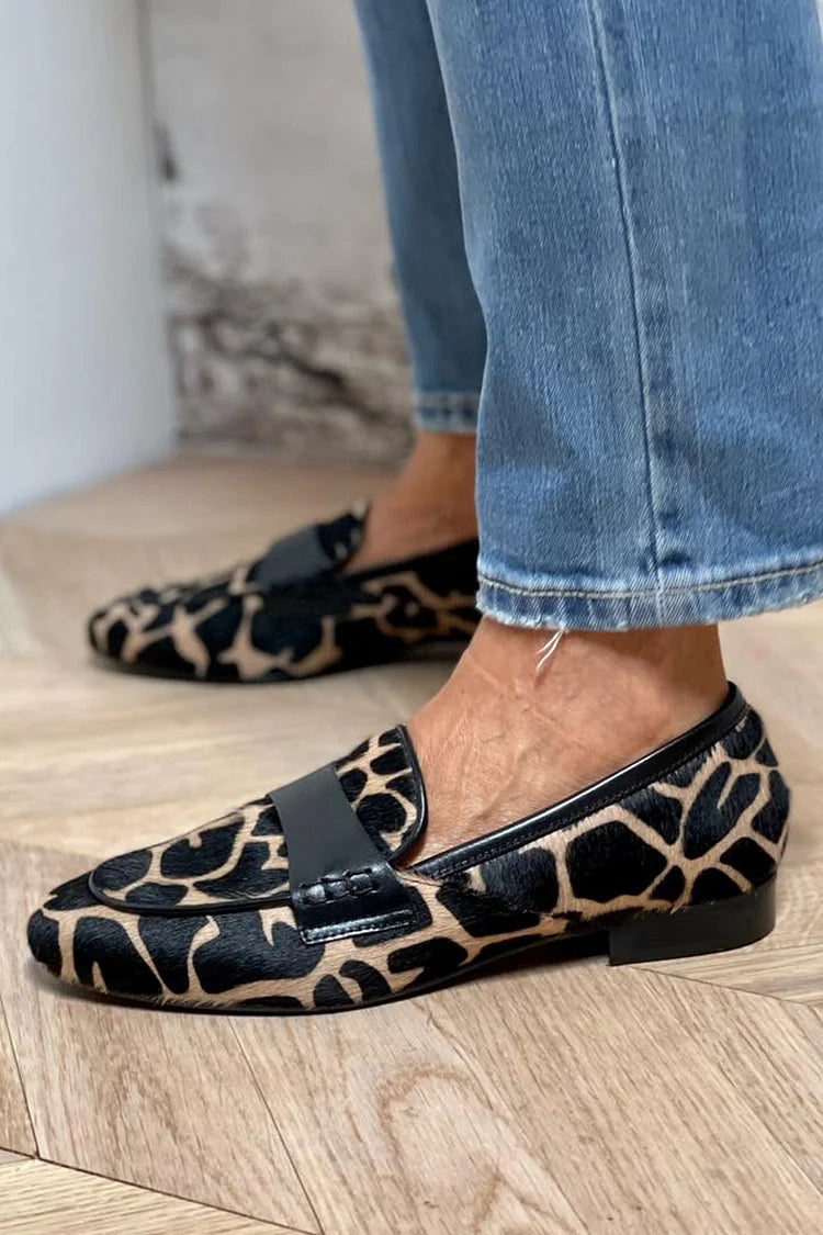 Daphne | Mocassins élégants à imprimé animalier