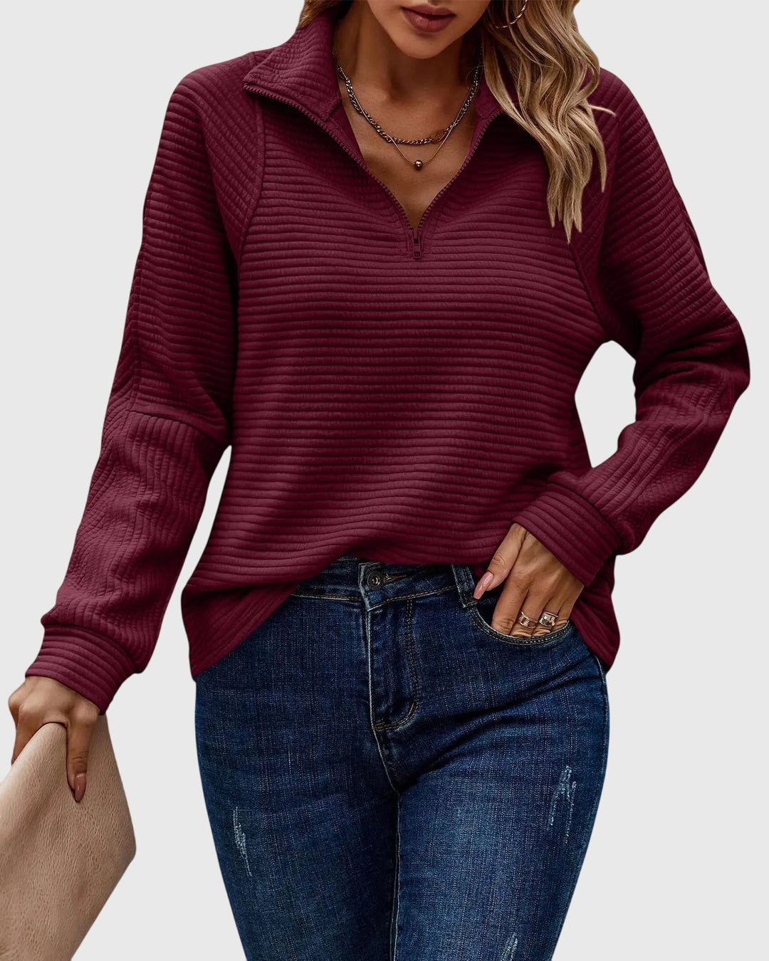 Molly | Chic Pull demi-zip