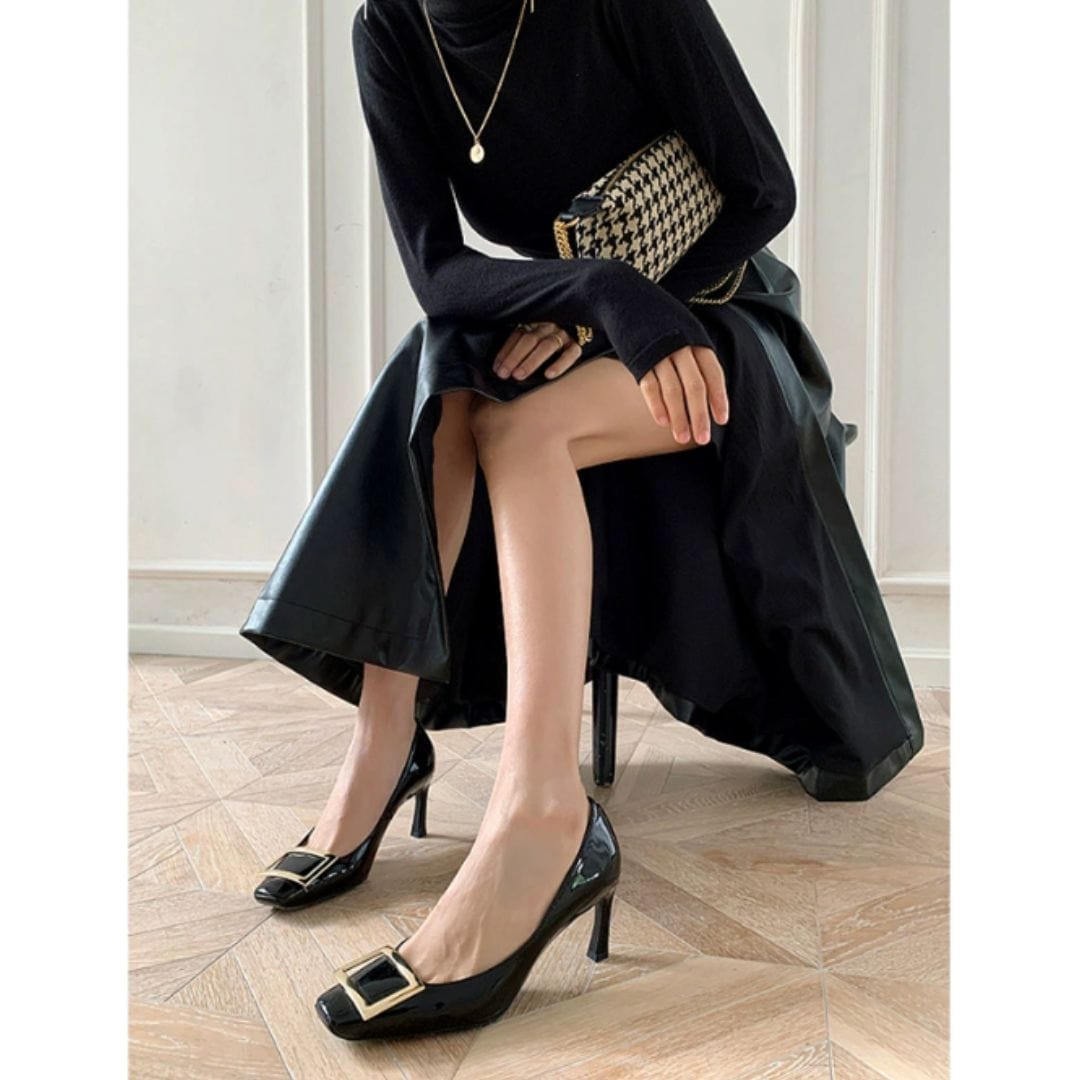 Vivian | Escarpins à talons aiguilles Midnight