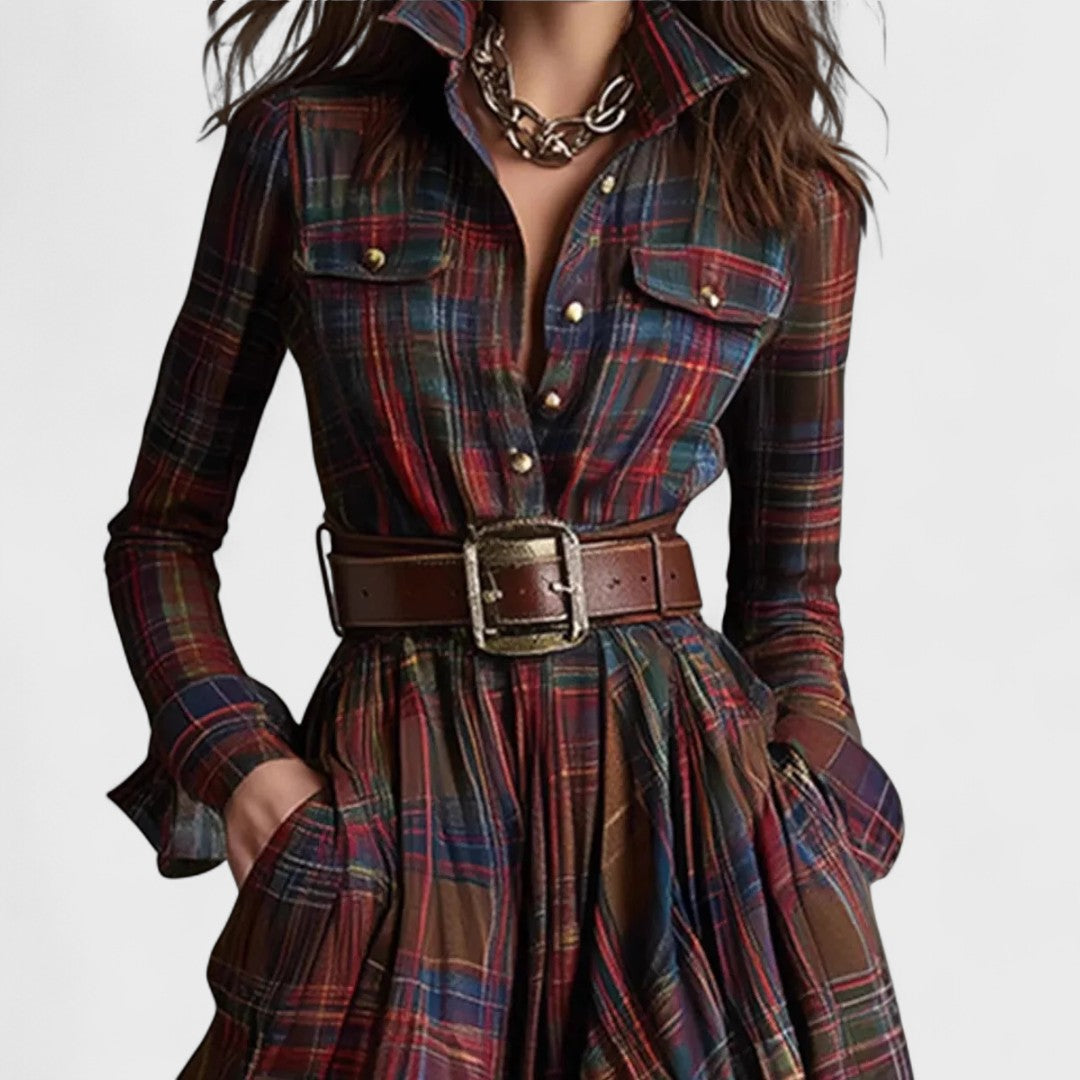 Bryanna - Robe longue sophistiquée