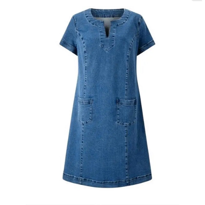 Emma | Robe en denim souple