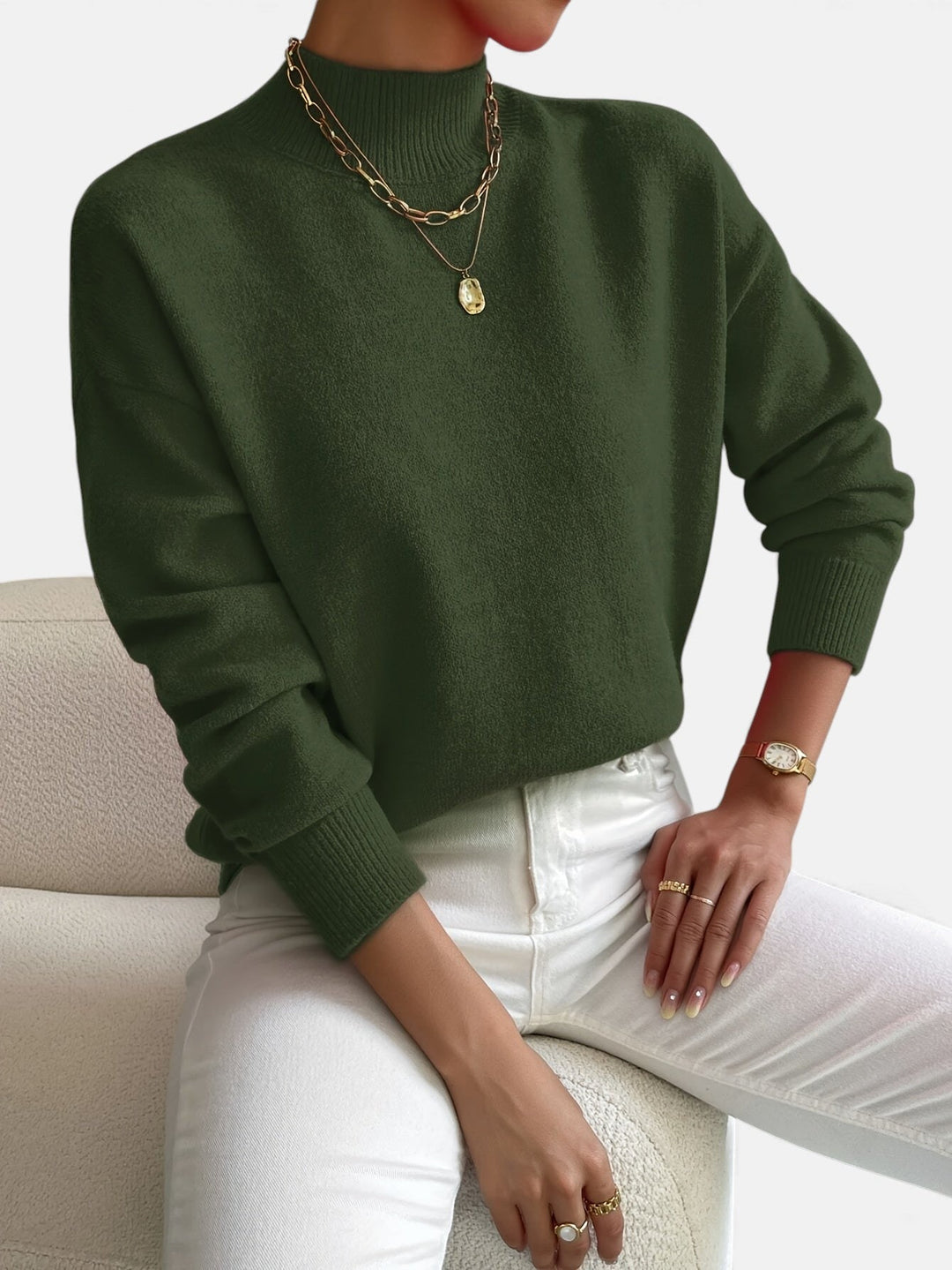 Le pull en maille Windsor