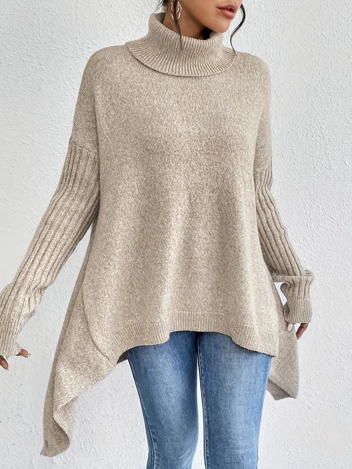 Mila | Maglione a collo alto con vestibilità ampia