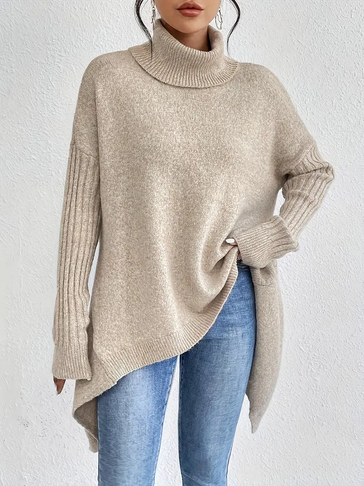 Mila | Maglione a collo alto con vestibilità ampia